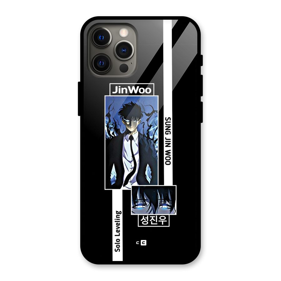 Jinwoo Sung In A Battle Form Glass Back Case for iPhone 12 Pro Max