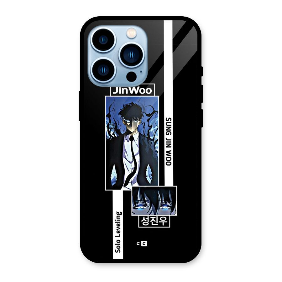 Jinwoo Sung In A Battle Form Glass Back Case for iPhone 13 Pro
