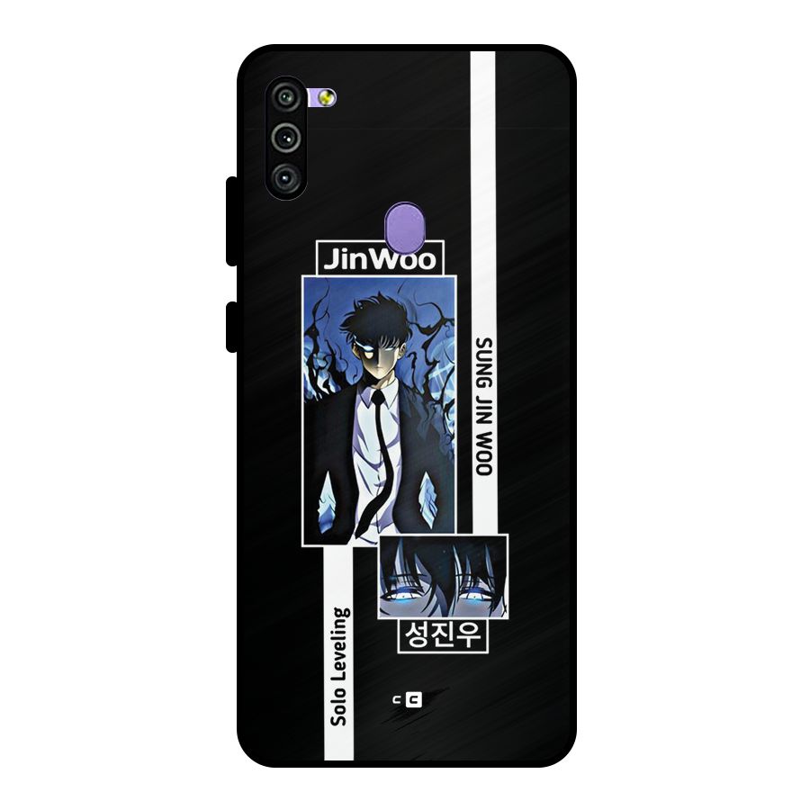 Jinwoo Sung In A Battle Form Metal Back Case for Galaxy M11
