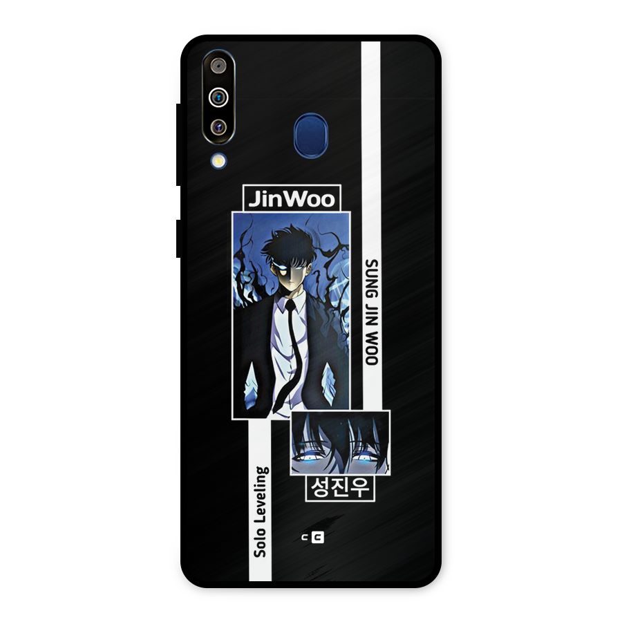 Jinwoo Sung In A Battle Form Metal Back Case for Galaxy M30