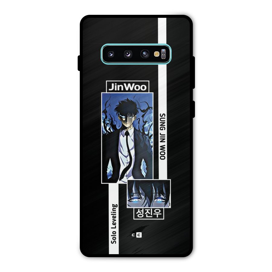 Jinwoo Sung In A Battle Form Metal Back Case for Galaxy S10 Plus
