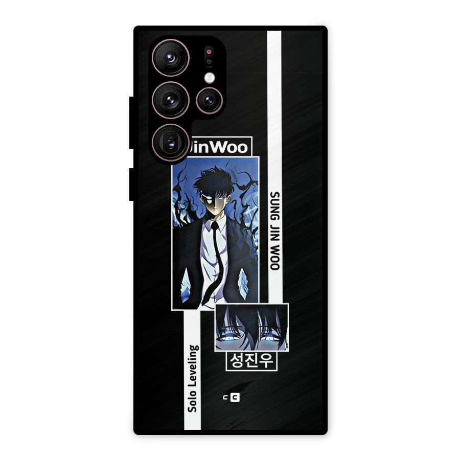 Jinwoo Sung In A Battle Form Metal Back Case for Galaxy S22 Ultra 5G