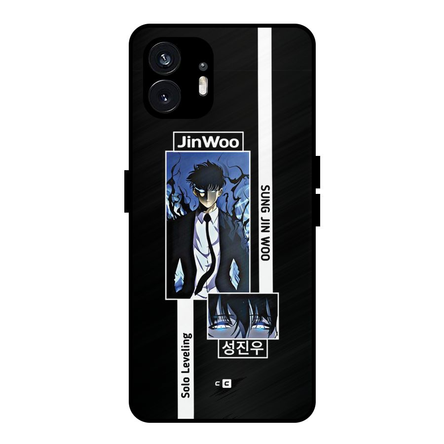 Jinwoo Sung In A Battle Form Metal Back Case for Nothing Phone 2
