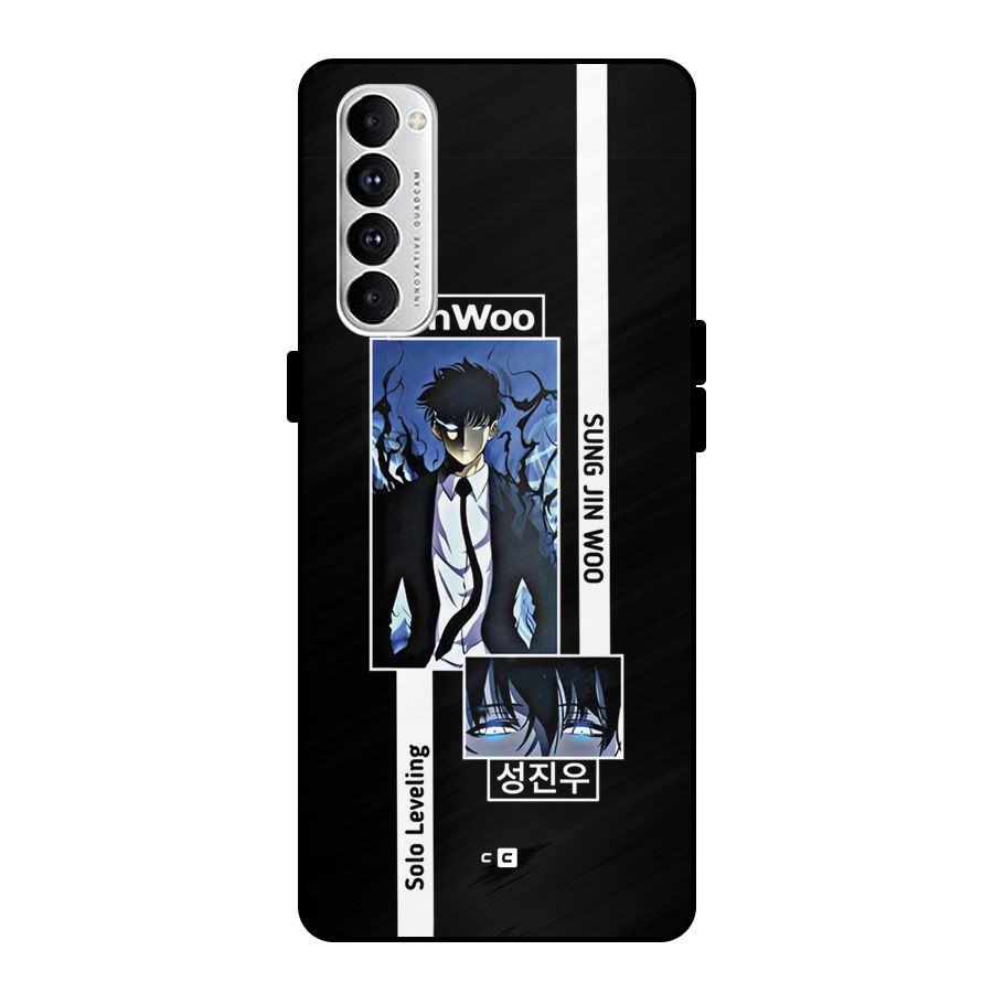Jinwoo Sung In A Battle Form Metal Back Case for Oppo Reno4 Pro