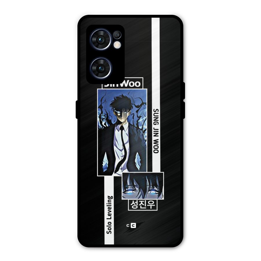 Jinwoo Sung In A Battle Form Metal Back Case for Oppo Reno7 5G
