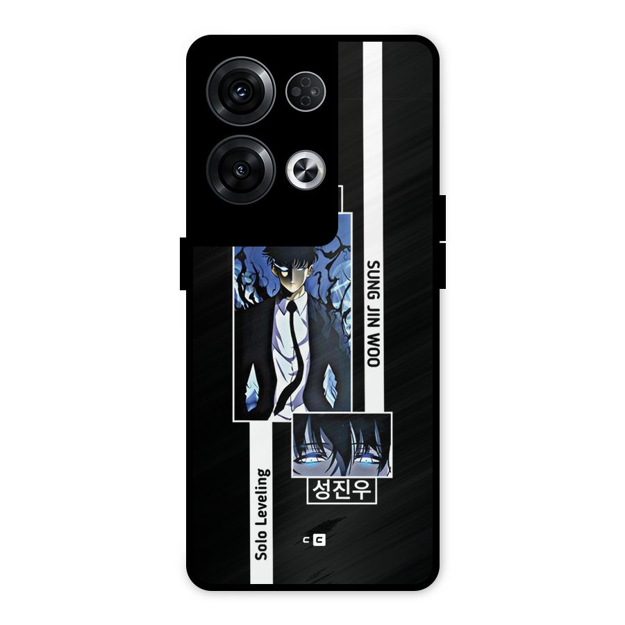 Jinwoo Sung In A Battle Form Metal Back Case for Oppo Reno8 Pro 5G