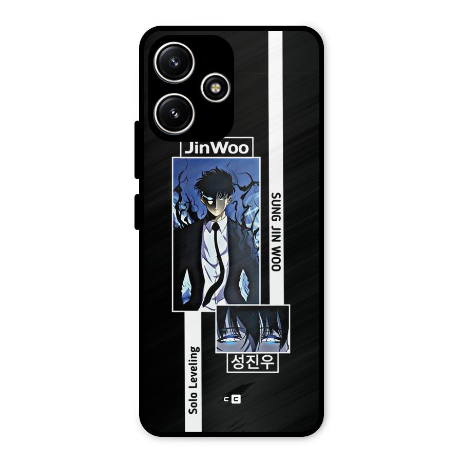 Jinwoo Sung In A Battle Form Metal Back Case for Poco M6 Pro
