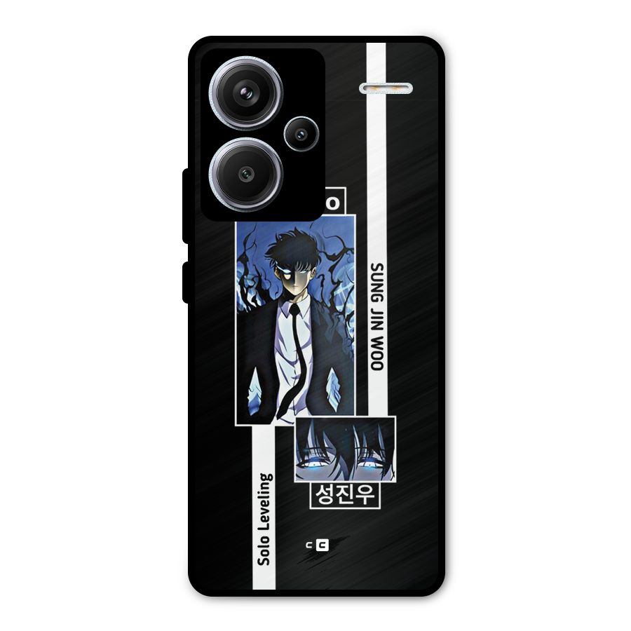 Jinwoo Sung In A Battle Form Metal Back Case for Redmi Note 13 Pro Plus