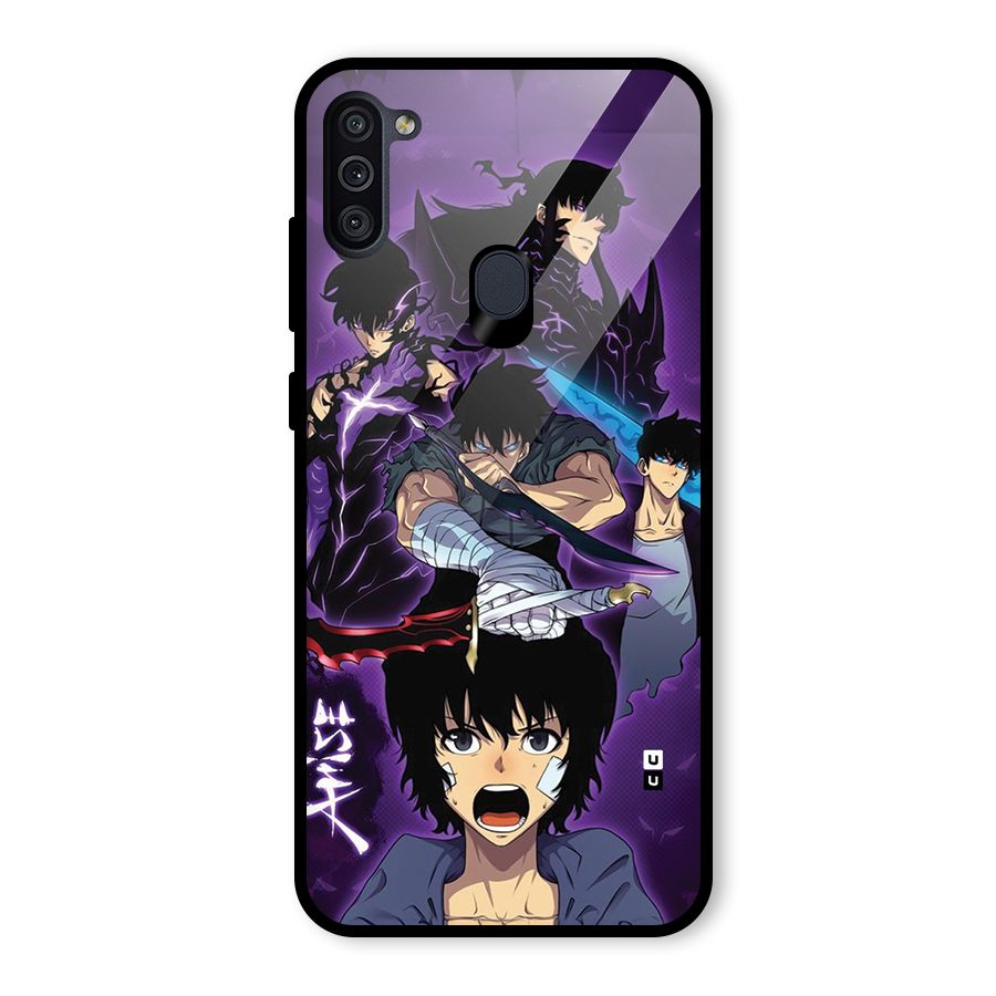 Jinwoo Sung Stance Glass Back Case for Galaxy M11