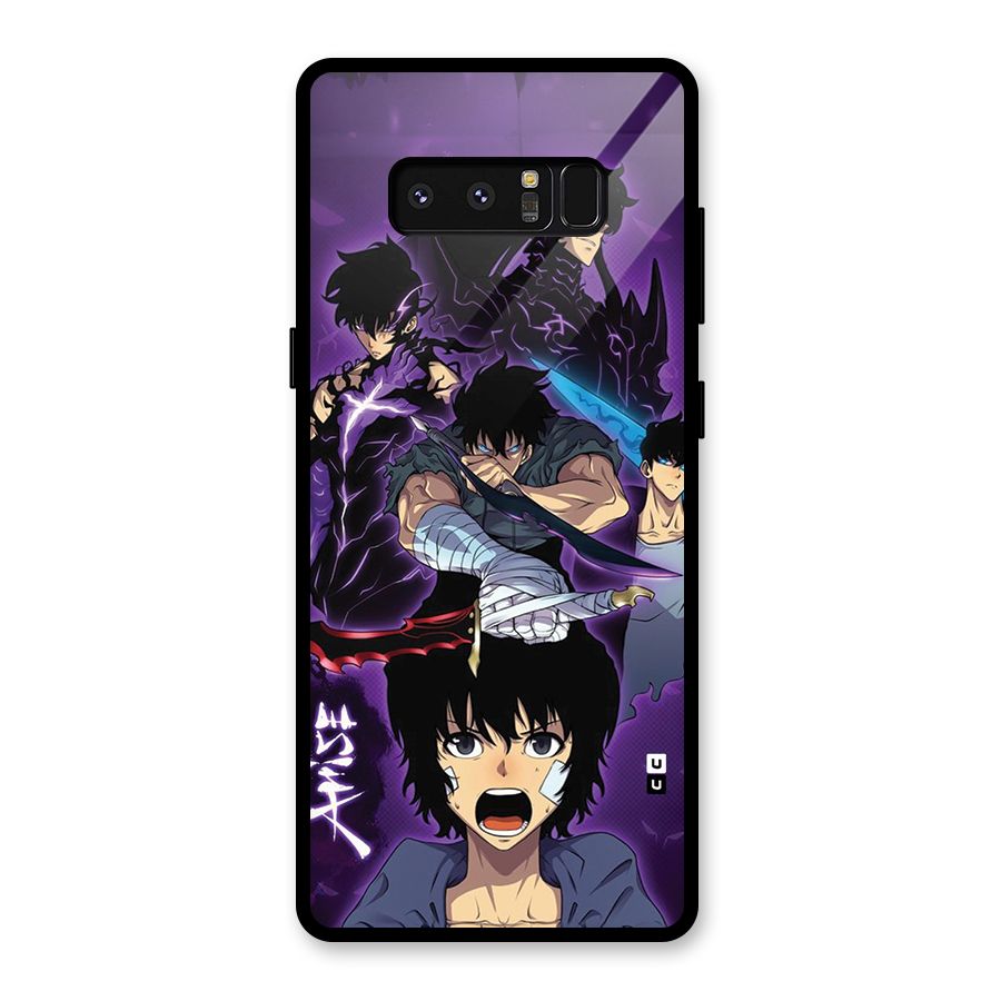 Jinwoo Sung Stance Glass Back Case for Galaxy Note 8