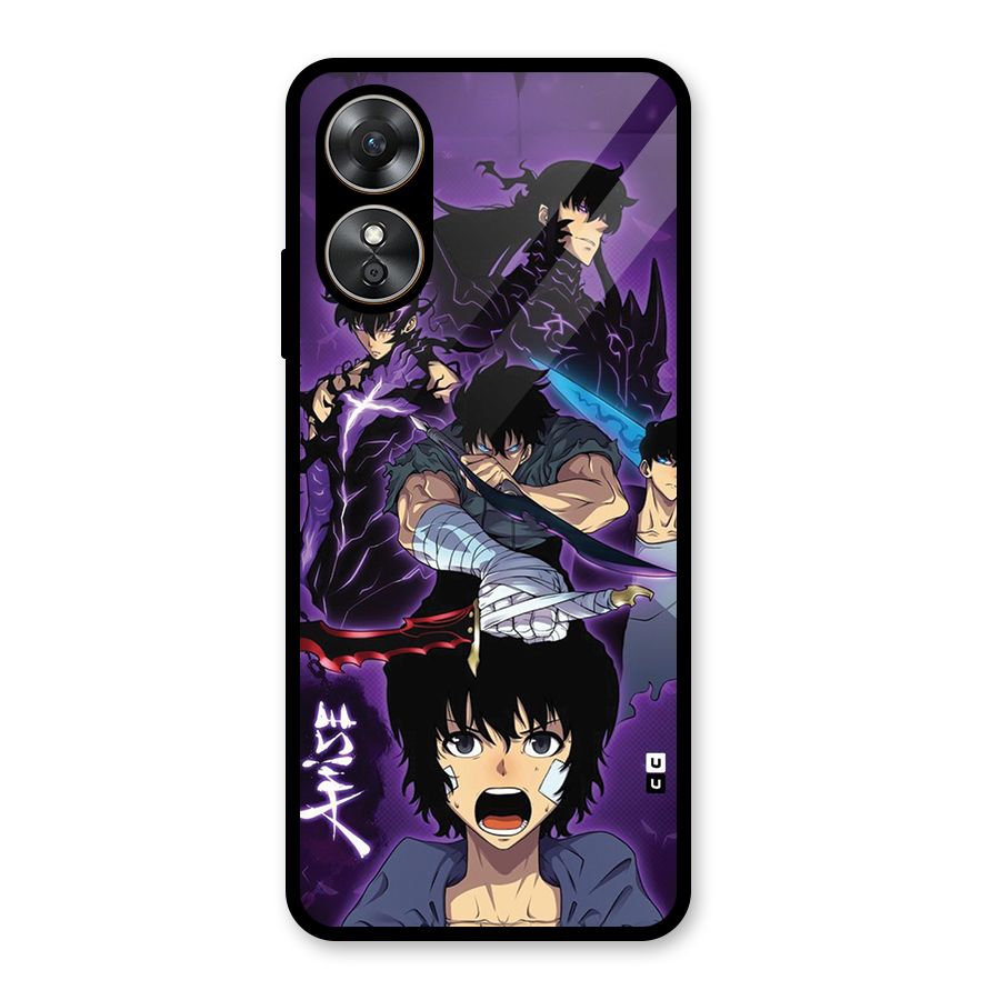 Jinwoo Sung Stance Glass Back Case for Oppo A17