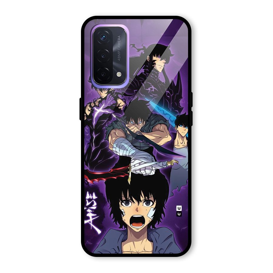 Jinwoo Sung Stance Glass Back Case for Oppo A74 5G