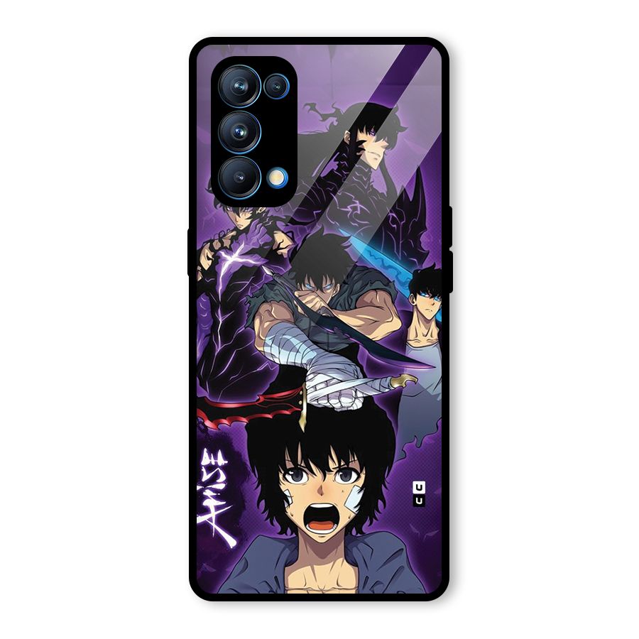 Jinwoo Sung Stance Glass Back Case for Oppo Reno5 Pro 5G