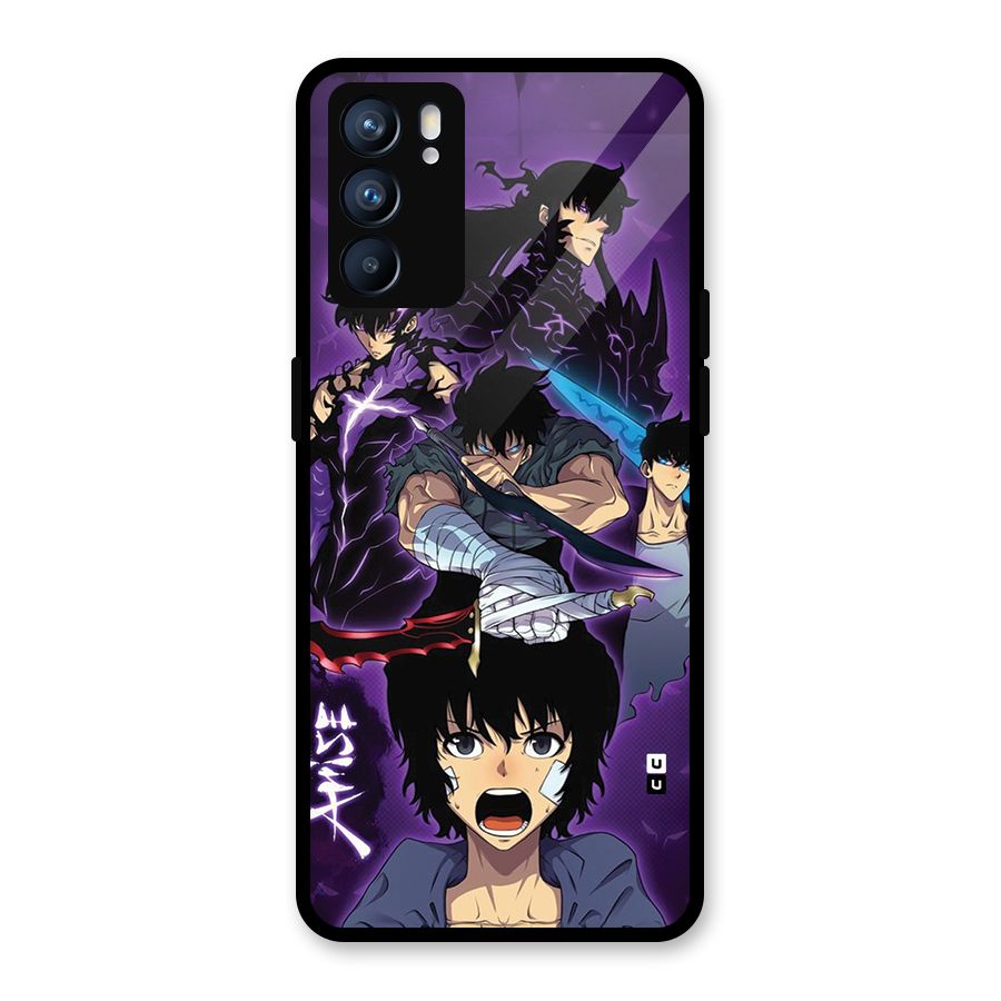 Jinwoo Sung Stance Glass Back Case for Oppo Reno6 5G
