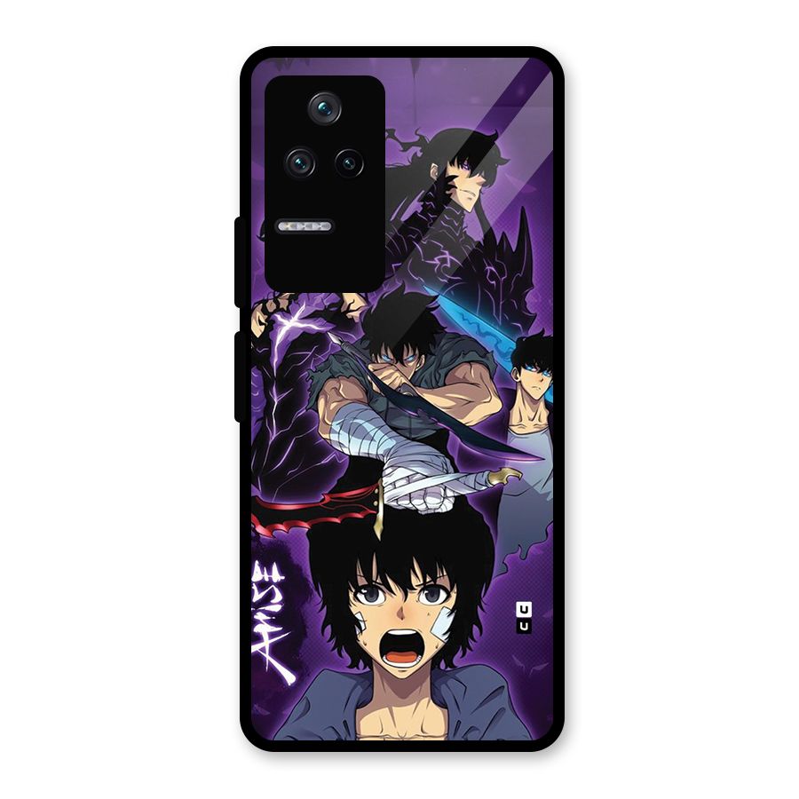 Jinwoo Sung Stance Glass Back Case for Poco F4 5G