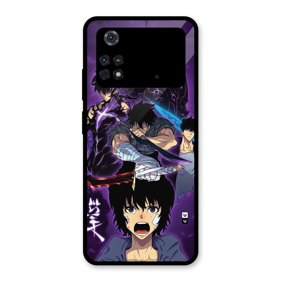Jinwoo Sung Stance Glass Back Case for Poco M4 Pro 4G