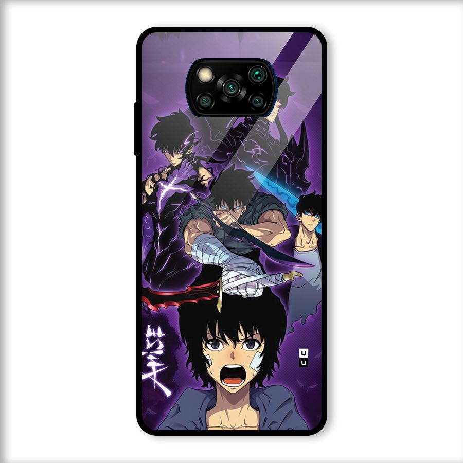 Jinwoo Sung Stance Glass Back Case for Poco X3