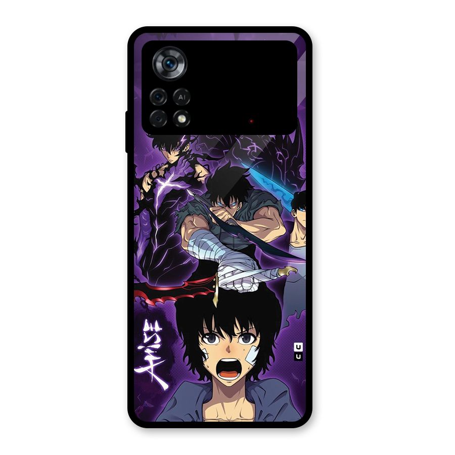 Jinwoo Sung Stance Glass Back Case for Poco X4 Pro 5G