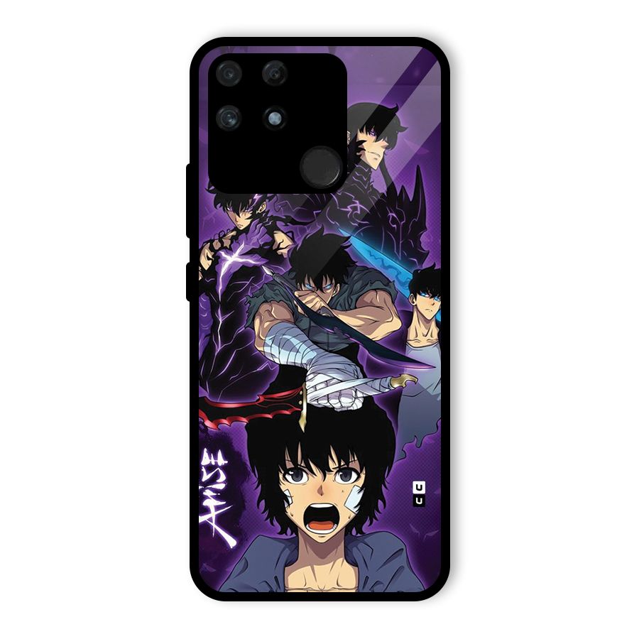 Jinwoo Sung Stance Glass Back Case for Realme Narzo 50A