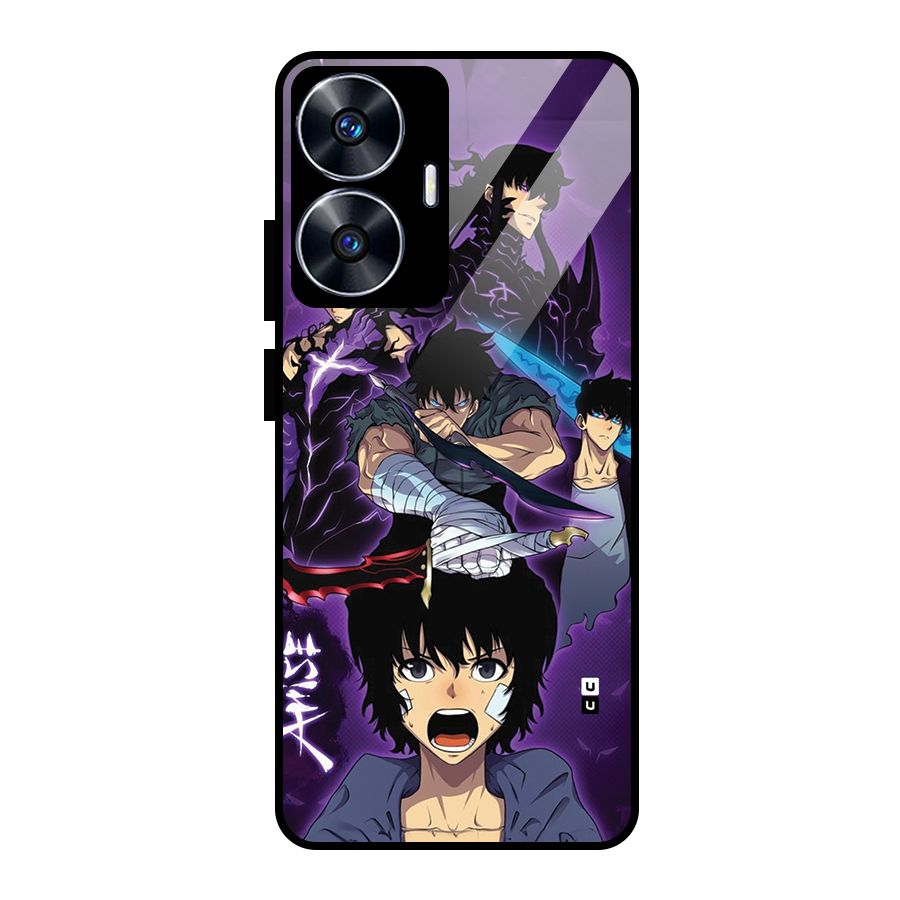 Jinwoo Sung Stance Glass Back Case for Realme Narzo N55