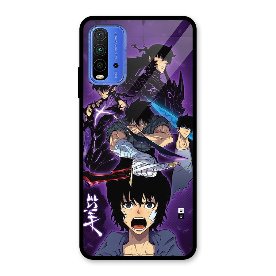 Jinwoo Sung Stance Glass Back Case for Redmi 9 Power