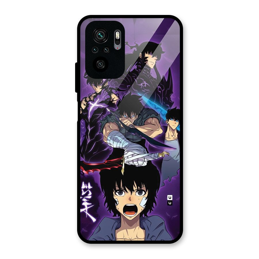 Jinwoo Sung Stance Glass Back Case for Redmi Note 10S