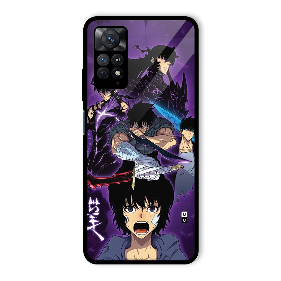 Jinwoo Sung Stance Glass Back Case for Redmi Note 11 Pro