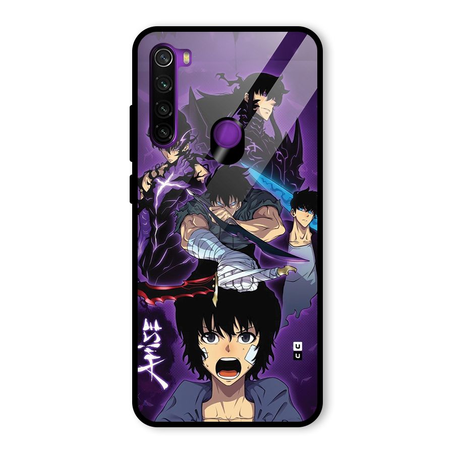 Jinwoo Sung Stance Glass Back Case for Redmi Note 8