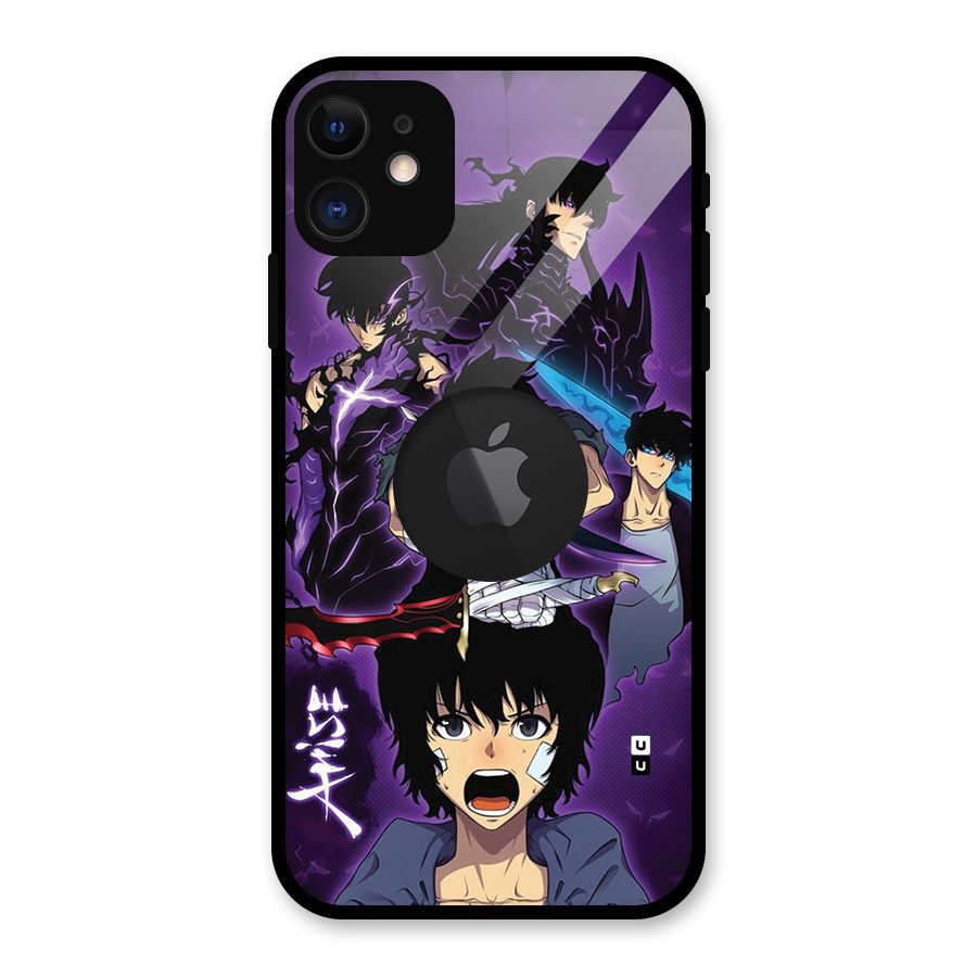 Jinwoo Sung Stance Glass Back Case for iPhone 11 Logo Cut
