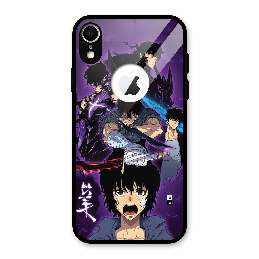 Jinwoo Sung Stance Glass Back Case for iPhone XR Logo Cut