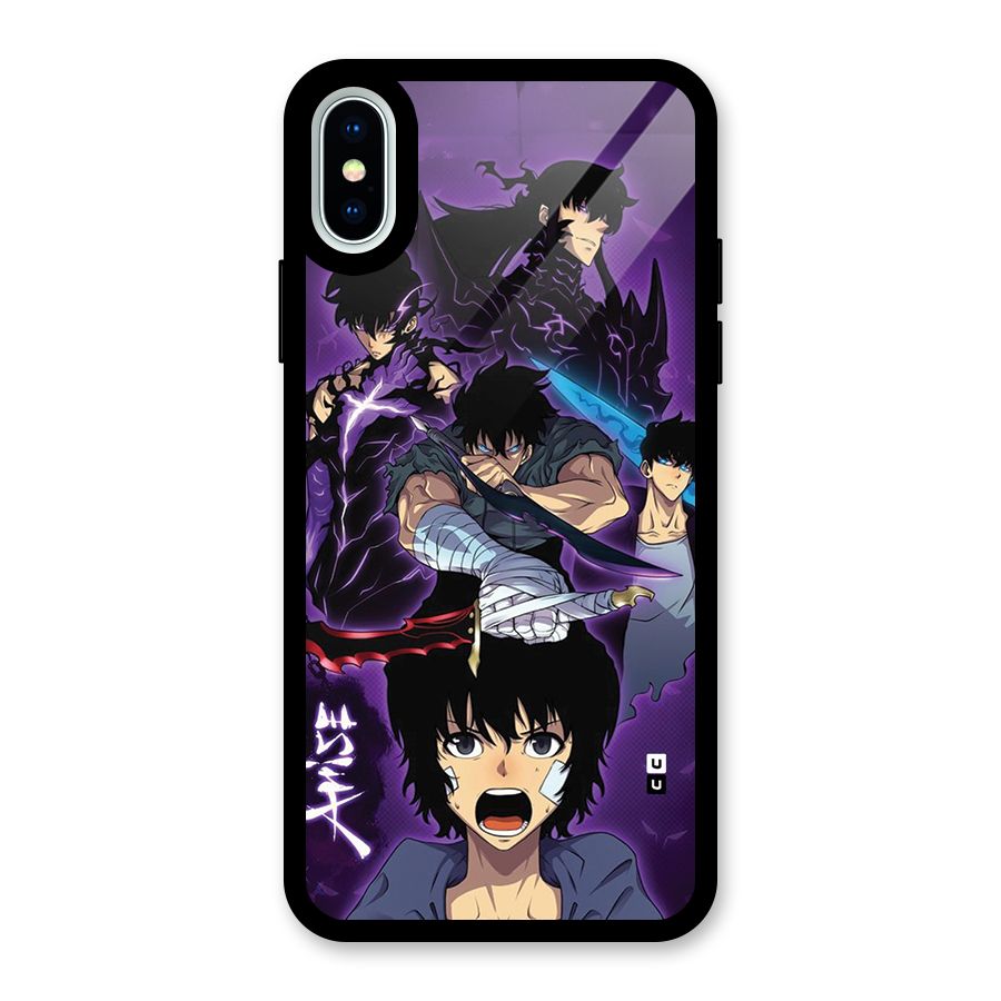 Jinwoo Sung Stance Glass Back Case for iPhone XS