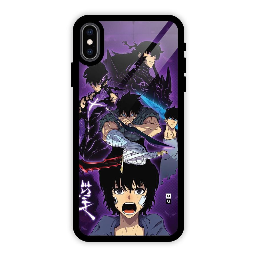 Jinwoo Sung Stance Glass Back Case for iPhone XS Max