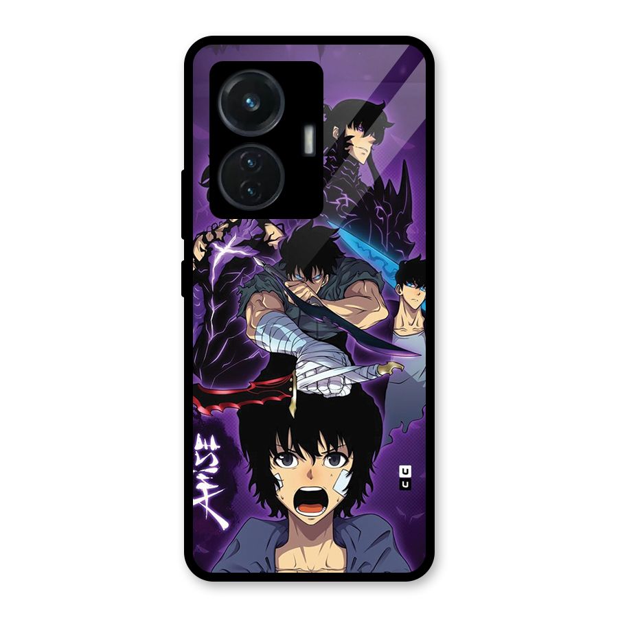 Jinwoo Sung Stance Glass Back Case for iQOO Z6 44W