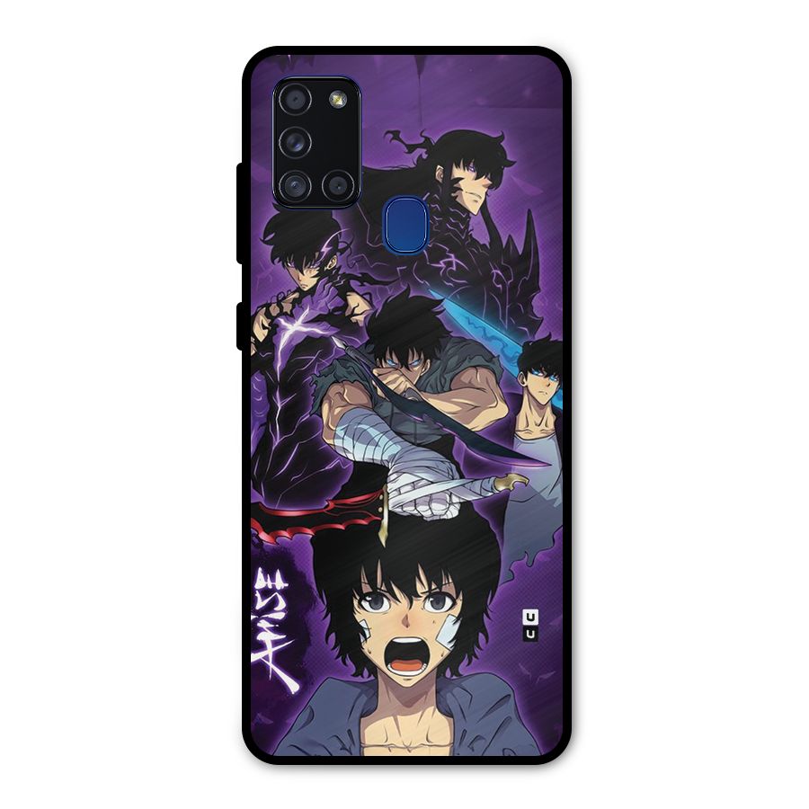 Jinwoo Sung Stance Metal Back Case for Galaxy A21s