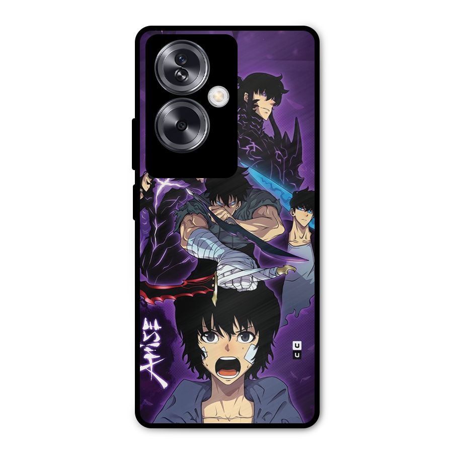 Jinwoo Sung Stance Metal Back Case for Oppo A79 5G