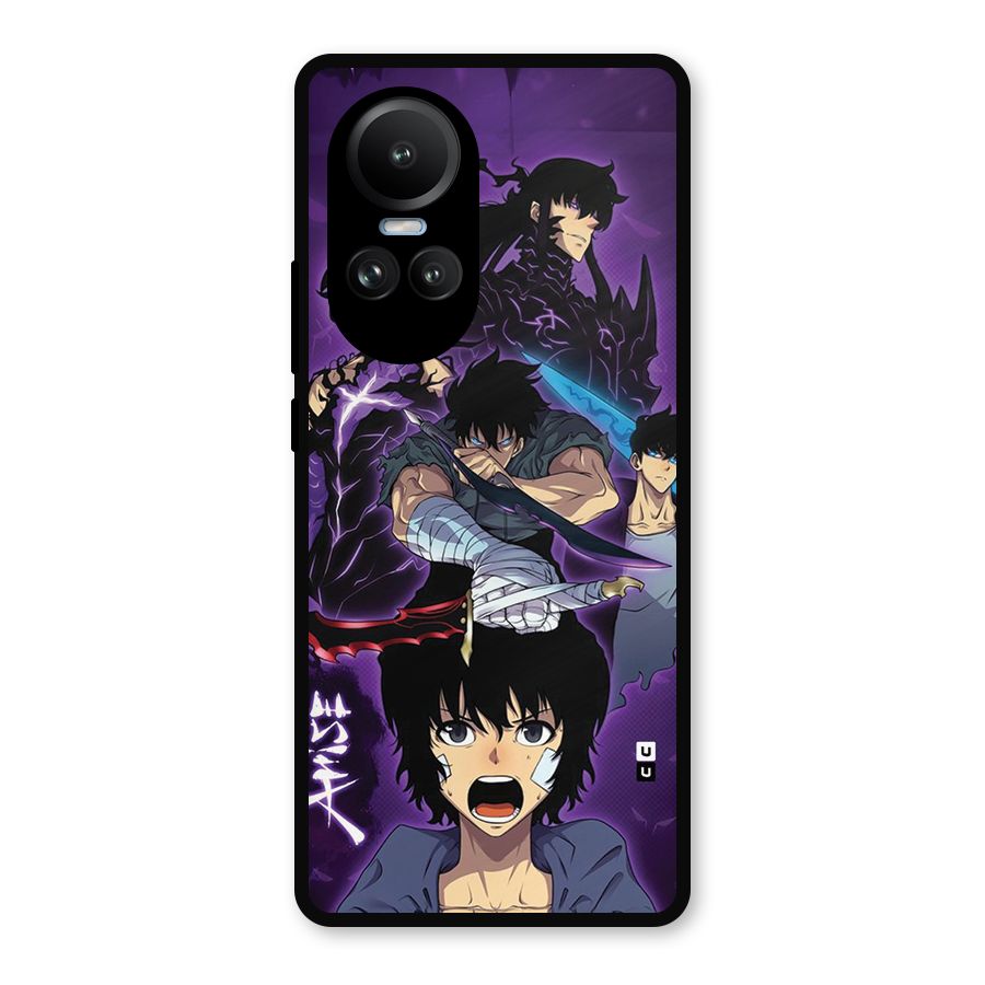 Jinwoo Sung Stance Metal Back Case for Oppo Reno10
