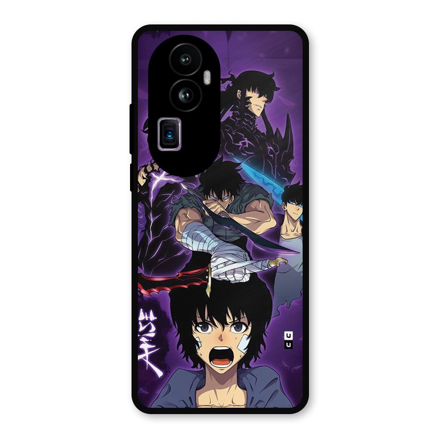 Jinwoo Sung Stance Metal Back Case for Oppo Reno10 Pro Plus