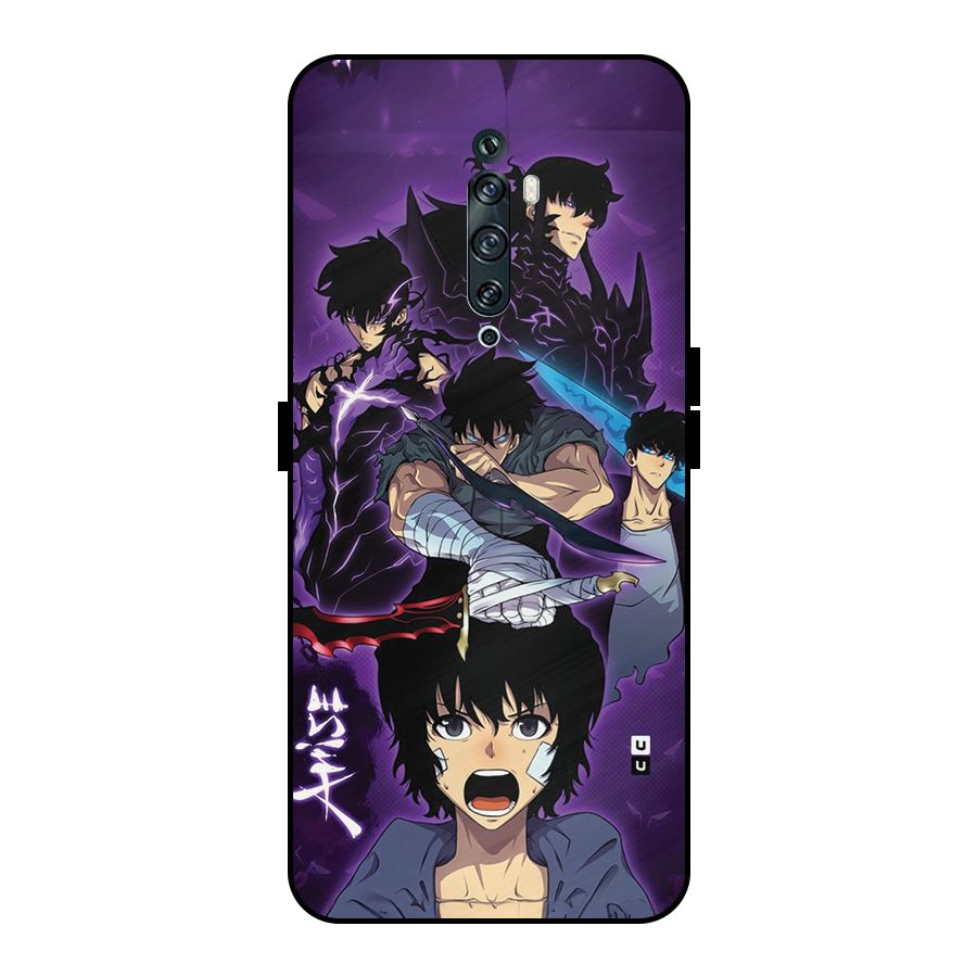 Jinwoo Sung Stance Metal Back Case for Oppo Reno2 Z