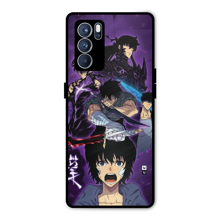 Jinwoo Sung Stance Metal Back Case for Oppo Reno6 Pro 5G
