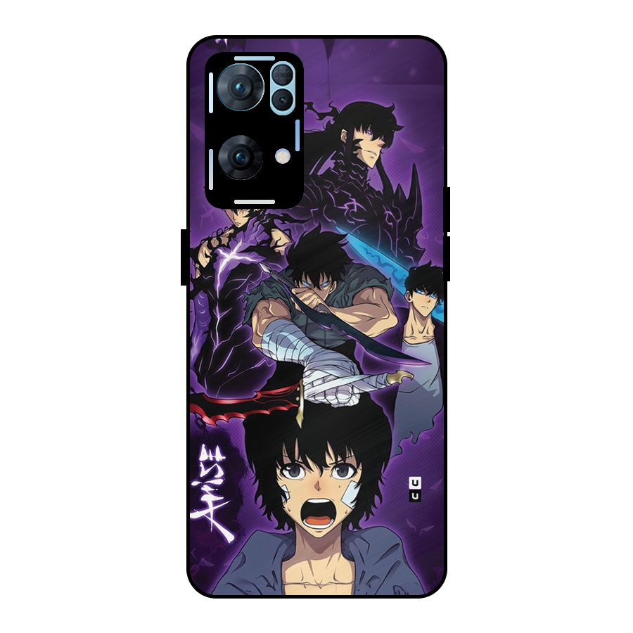 Jinwoo Sung Stance Metal Back Case for Oppo Reno7 Pro 5G