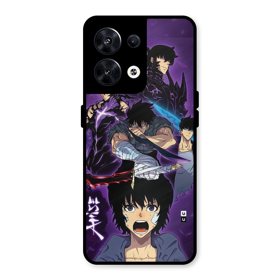 Jinwoo Sung Stance Metal Back Case for Oppo Reno8 5G