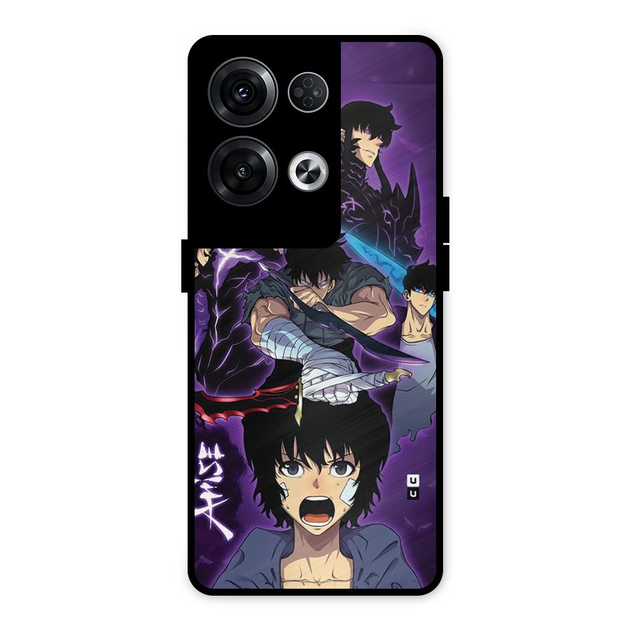 Jinwoo Sung Stance Metal Back Case for Oppo Reno8 Pro 5G