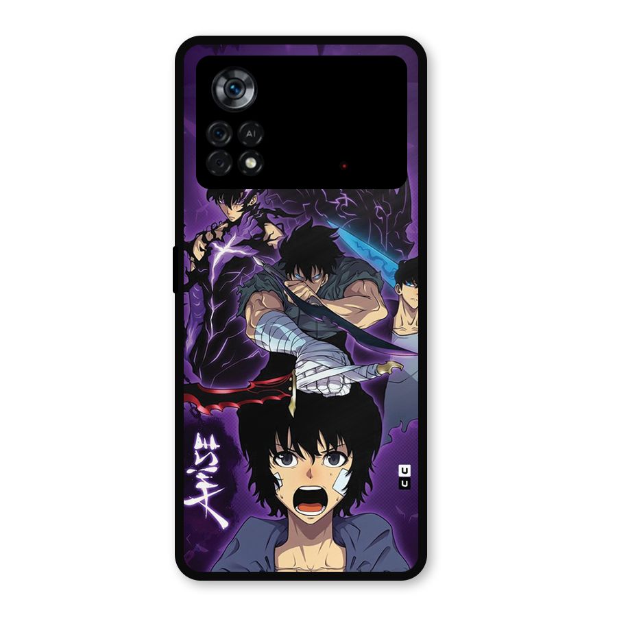 Jinwoo Sung Stance Metal Back Case for Poco X4 Pro 5G