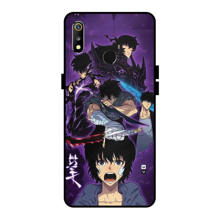 Jinwoo Sung Stance Metal Back Case for Realme 3i