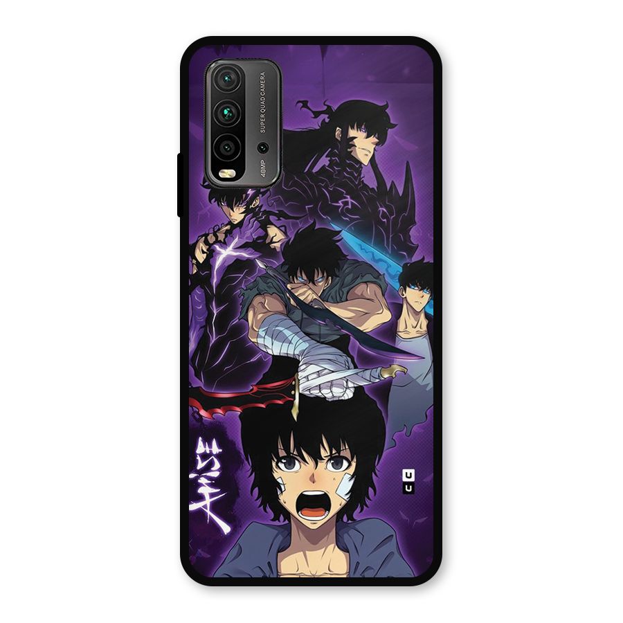 Jinwoo Sung Stance Metal Back Case for Redmi 9 Power