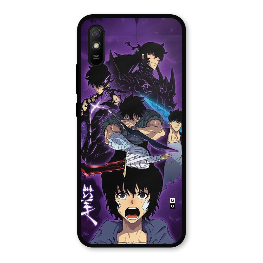 Jinwoo Sung Stance Metal Back Case for Redmi 9a