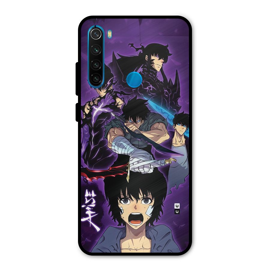 Jinwoo Sung Stance Metal Back Case for Redmi Note 8