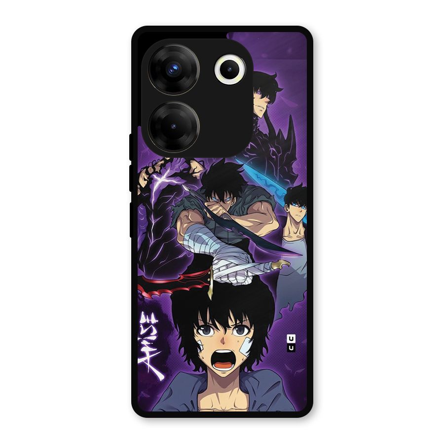 Jinwoo Sung Stance Metal Back Case for Tecno Camon 20 Pro