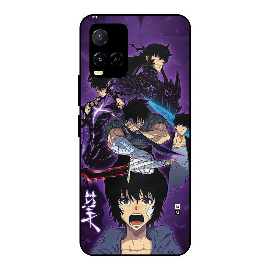 Jinwoo Sung Stance Metal Back Case for Vivo Y21A