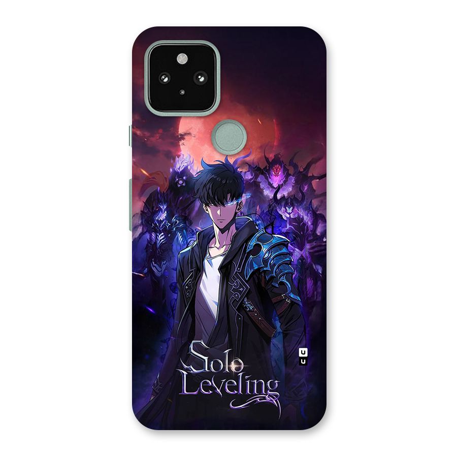 Jinwoo With Knights Back Case for Google Pixel 5